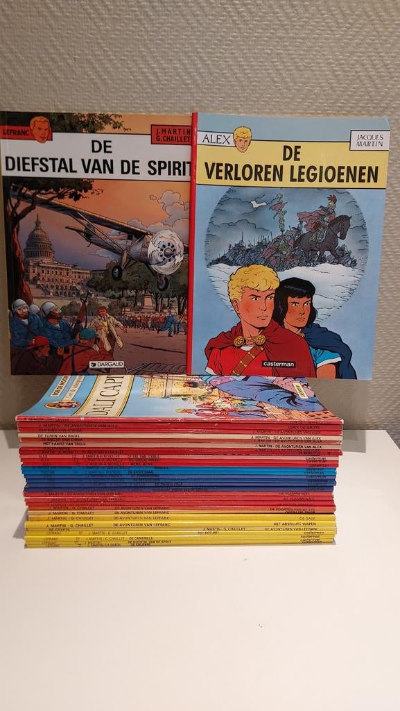 Strips Alex Lefranc Lois Tristan, Boeken, Meerdere stripboeken, Ophalen of Verzenden, Zo goed als nieuw