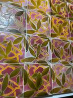 34 stuks art nouveau tegels, Antiek en Kunst, Ophalen of Verzenden