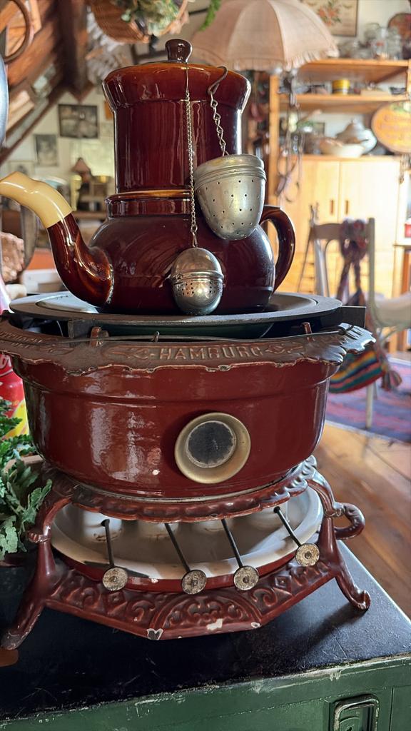 Vintage petroleumstel - Hamburg, Antiek en Kunst, Ophalen