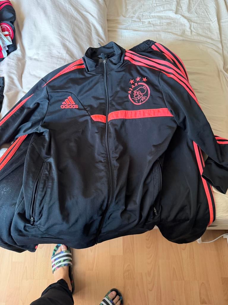 Ajax trainingspak 2013/2014 maat L, Maat 52/54 (L), Zwart, Ophalen of Verzenden, Voetbal