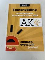 Samenvatting Aardrijkskunde Examenstof 2024-2025 HAVO, Ophalen of Verzenden, Gamma, Zo goed als nieuw, Overige niveaus