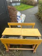 Antieke schoolbank, Ophalen of Verzenden