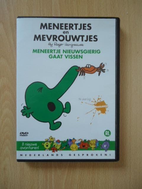 Meneertjes en Mevrouwtjes DVD, Roger Hargreaves, Alle leeftijden, Ophalen of Verzenden, Zo goed als nieuw