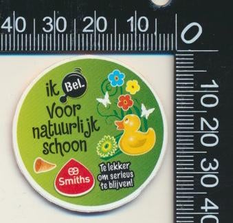 Sticker: Smiths - Ik bel voor natuurlijk schoon, Verzamelen, Ophalen of Verzenden, Zo goed als nieuw, Bedrijf of Vereniging