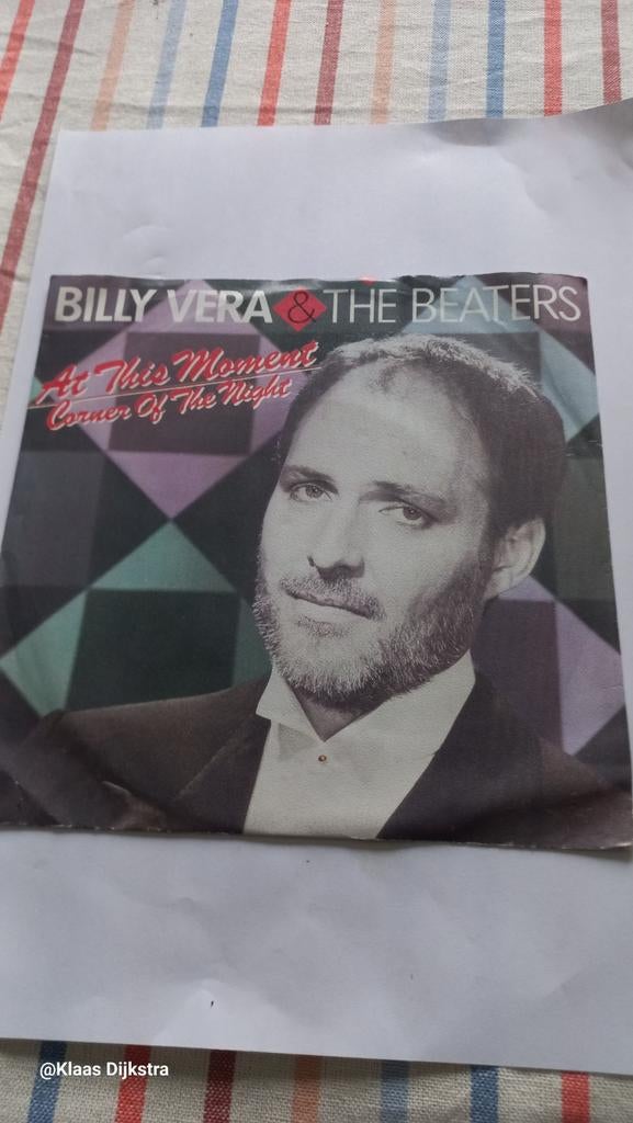 Billy Vera & The Beaters - At This Moment / Corner Of The Ni, Ophalen of Verzenden, Gebruikt, Pop