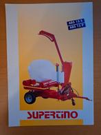 Folder Supertino balenwikkelaar, Ophalen of Verzenden, Gelezen, Tractor en Landbouw