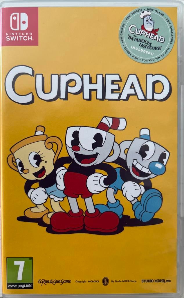 Cuphead Nintendo Switch, Avontuur en Actie, Gebruikt, 2 spelers, Eén computer