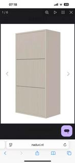 2x NADUVI Schoenenkast Vesper Zwevend - Greige, Ophalen, Nieuw