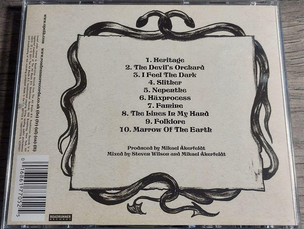 Opeth ‎– Heritage, Cd's en Dvd's, Ophalen of Verzenden, Zo goed als nieuw, Poprock