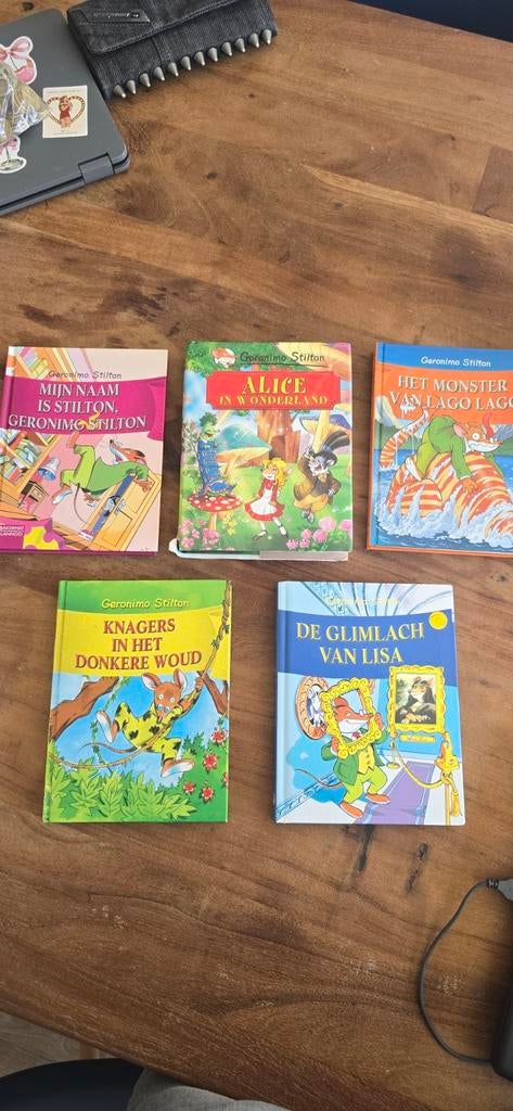 Geronimo Stilton boeken - 5 stuks, Boeken, Ophalen of Verzenden, Gelezen, Geronimo Stilton, Fictie algemeen
