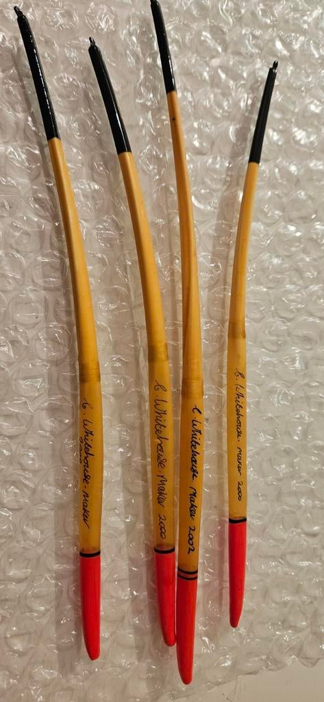 8x Colin Whitehouse handgemaakte pennen/dobbers, Ophalen of Verzenden, Overige typen