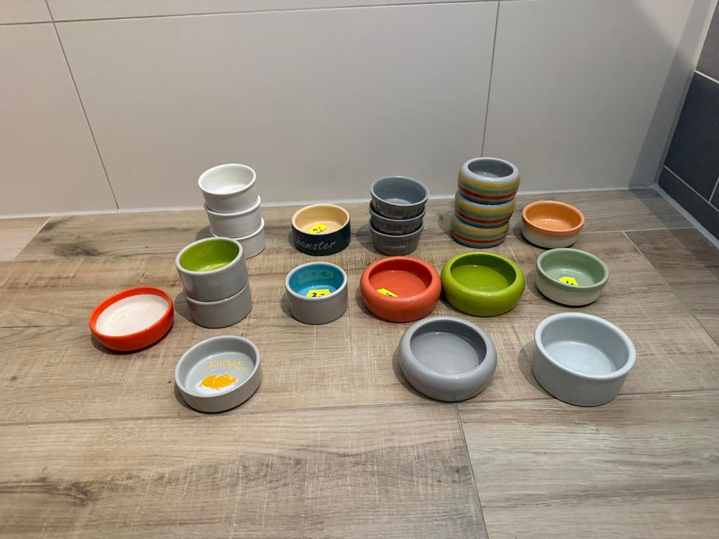 Voer/waterbak hamster muis, Ophalen, Nieuw, Voerbakje