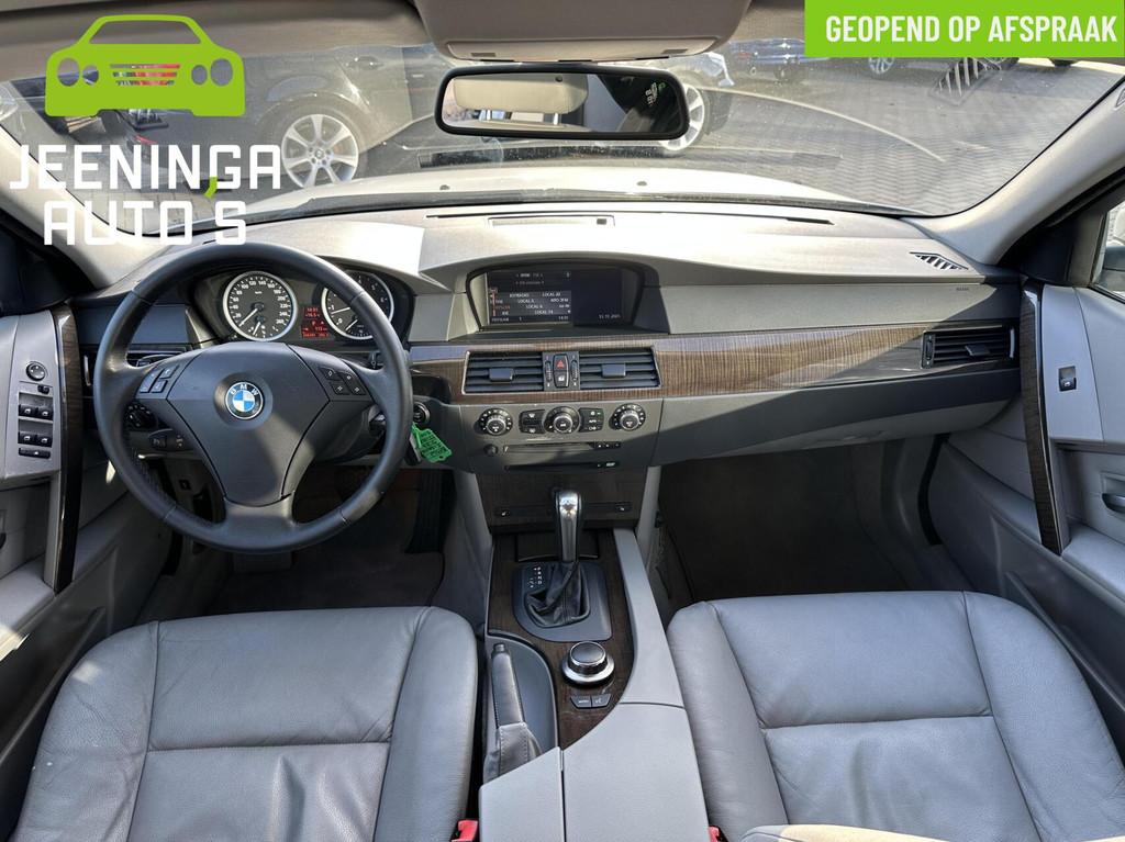 BMW 5-serie 530i|Navi|Clima|Leer, Auto's, Automaat, Achterwielaandrijving, Gebruikt, 2996 cc