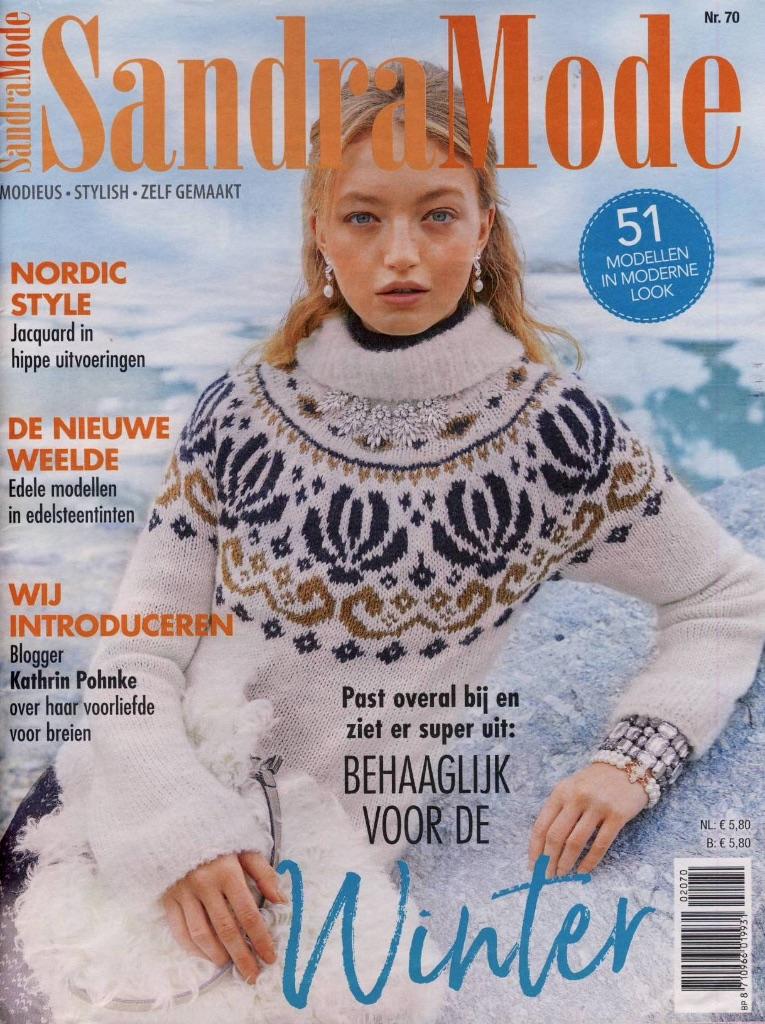 Sandra Mode nr. 70 - Winter, Boeken, Ophalen of Verzenden, Gelezen, Breien en Haken, Sandra Mode