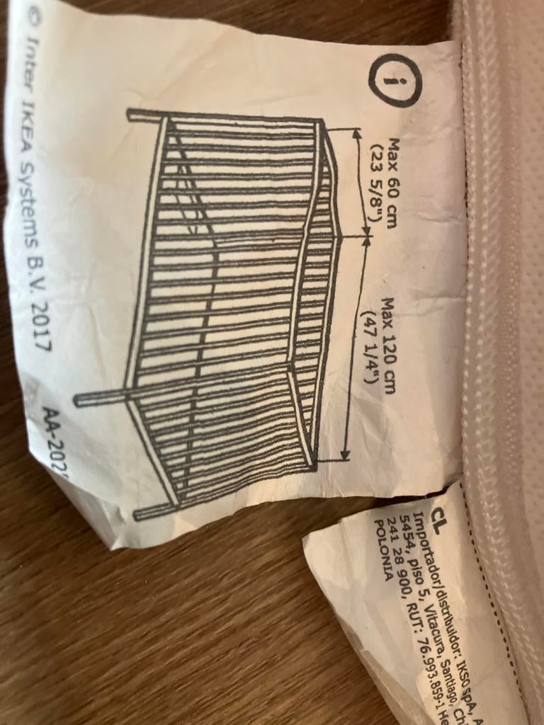 IKEA baby matras (60x120 cm) dikte 6 cm, Huis en Inrichting, Slaapkamer | Matrassen en Bedbodems, Ophalen, Gebruikt, 190 cm of minder