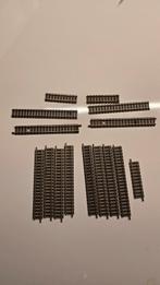 Fleischmann Piccolo rechte rails, Gebruikt, Gelijkstroom, Fleischmann, Rails