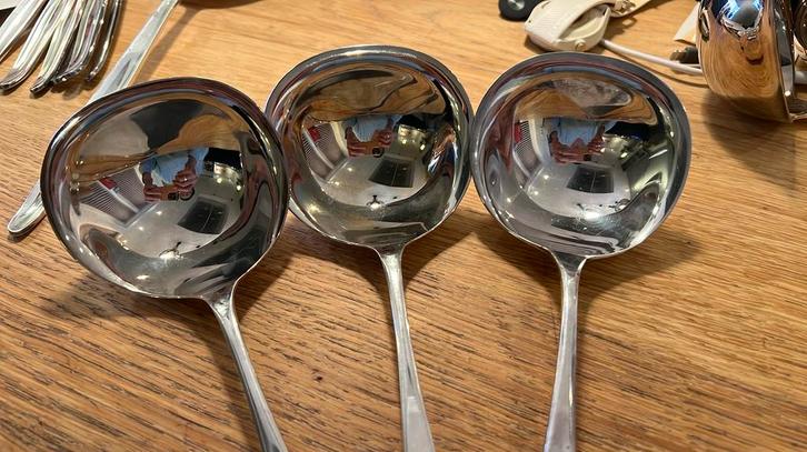 Keltum pleet soeplepel nieuw 3x verzilverd, Huis en Inrichting, Keuken | Bestek, Nieuw, Los bestek, Zilver, Ophalen of Verzenden