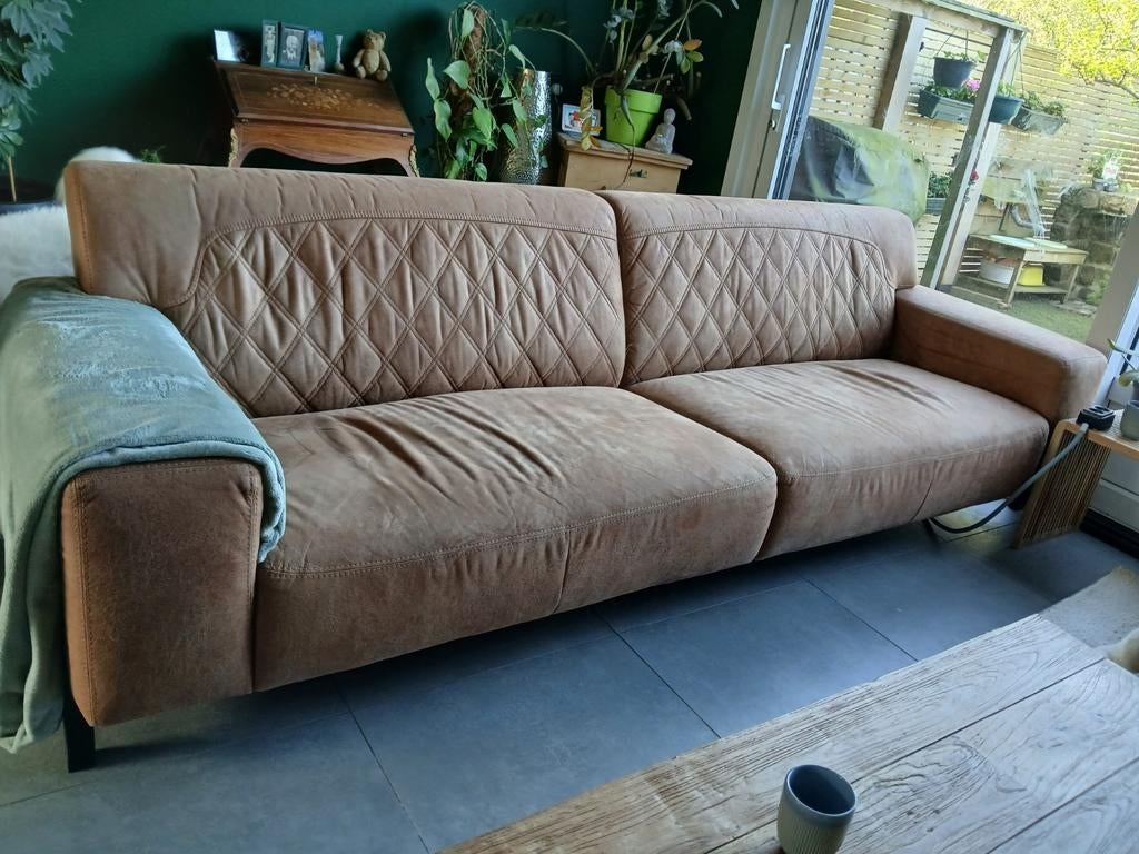 Comfortabele bank en love seat set - van Haco type Dakar, 250 tot 300 cm, Ophalen of Verzenden, Zo goed als nieuw, Rechte bank