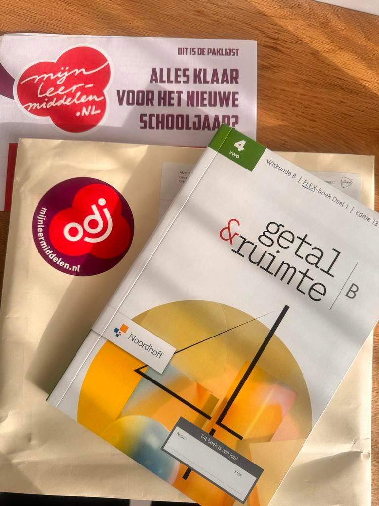 Vwo 4 wiskunde b boek - getal & ruimte, Boeken, Schoolboeken, Ophalen of Verzenden, Nieuw, VWO, Wiskunde B
