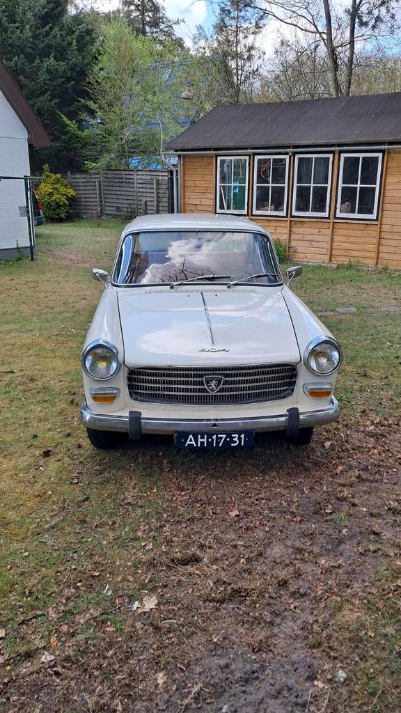 Peugeot 404 1.6 1971 Beige, Auto's, 1618 cc, 74 pk, 4 cilinders, Beige