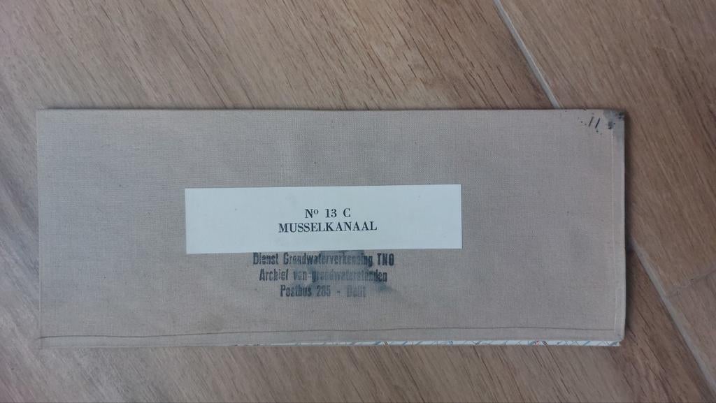 11C Musselkanaal Onstwedde Stafkaart uit 1971, Ophalen of Verzenden, 1800 tot 2000, Landkaart, Zo goed als nieuw