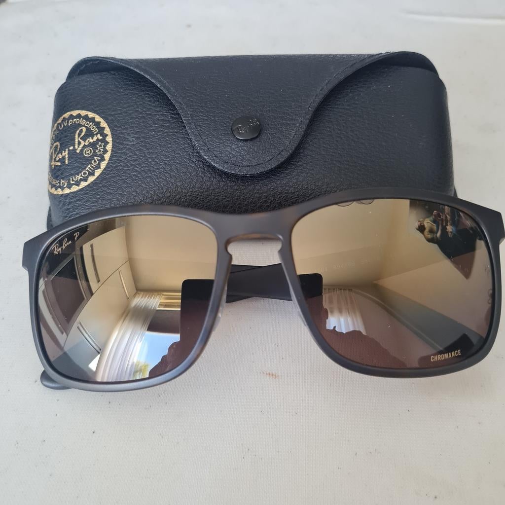 Ray-Ban Chromance gepolariseerde zonnebril, Ophalen of Verzenden, Bruin, Ray-Ban