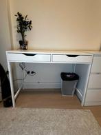 ALEX desk 100x48 white, Gebruikt, Hout, Kabelgoot, IKEA