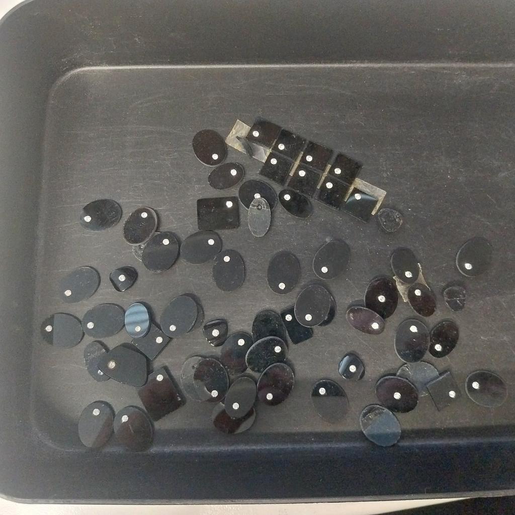 Onyx zegelstenen met een zirconia inlay, Ophalen of Verzenden