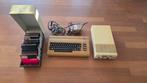 Commodore 64, incl. floppy diskdrive, doos met spellen., Computers en Software, Ophalen