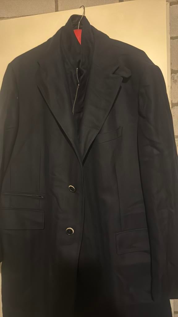 Mantel Corneliani, Kleding | Heren, Jassen | Winter, Ophalen of Verzenden, Zo goed als nieuw, Maat 56/58 (XL), Blauw
