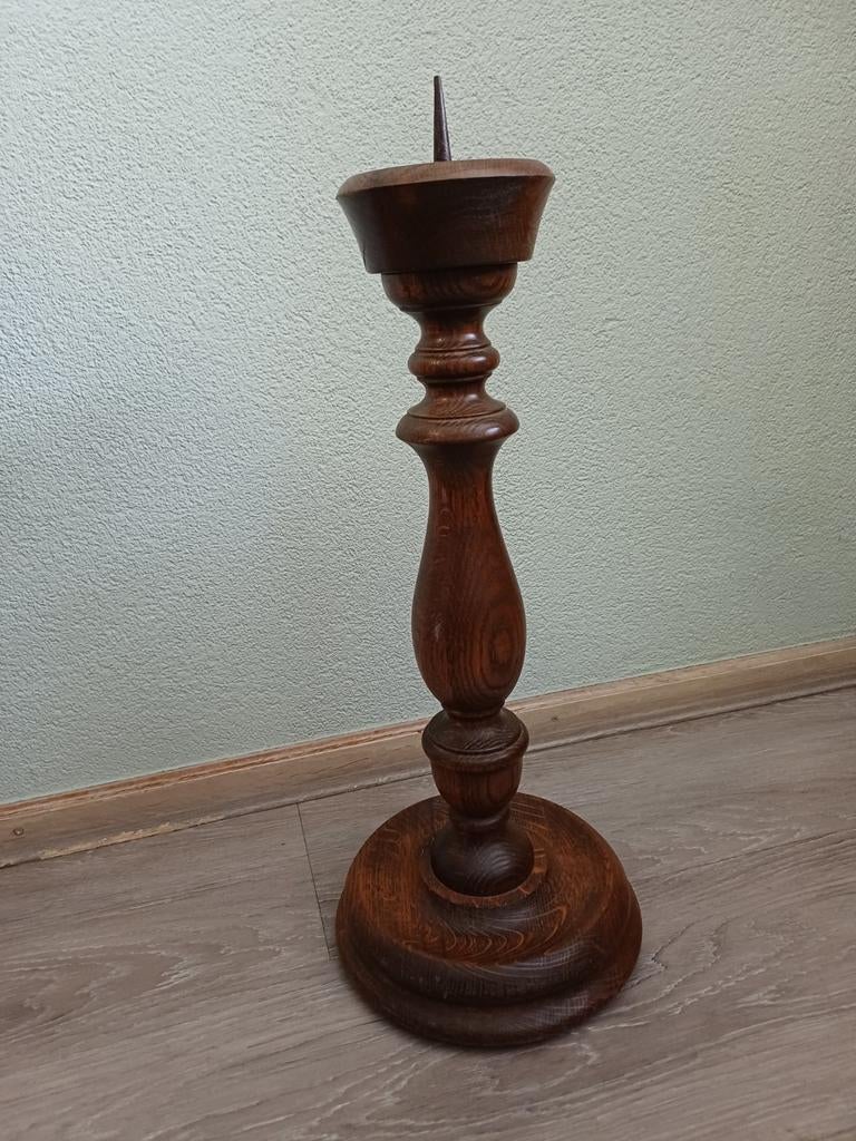 Eiken kaarsen standaard, Ophalen, Hout, Minder dan 25 cm