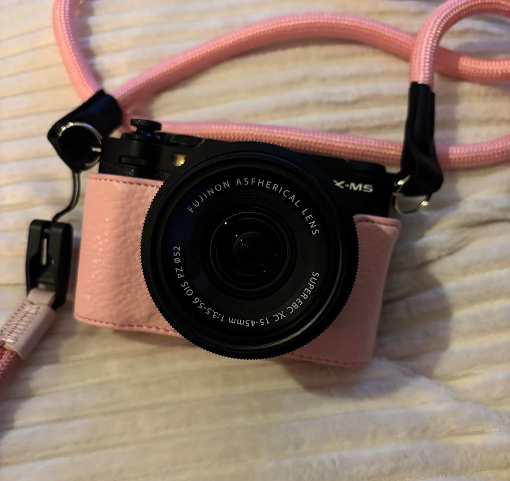 Fujifilm X-M5 camera met lens, Ophalen, Gebruikt, Compact, Fuji