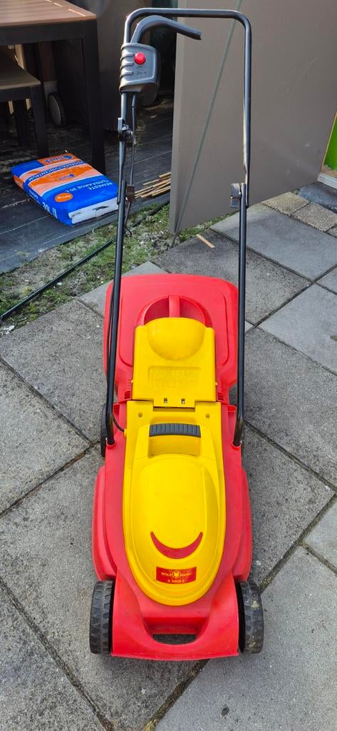WOLF-Garten S3800E grasmaaier in prima staat., Ophalen, Cirkelmaaier, Gebruikt, Elektrische grasmaaier
