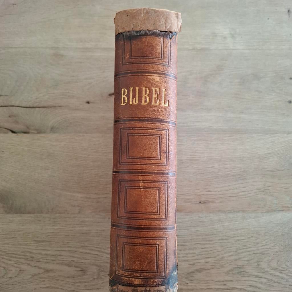 BIJBEL de gansche heilige schrift 1905 koperen sloten, Ophalen of Verzenden