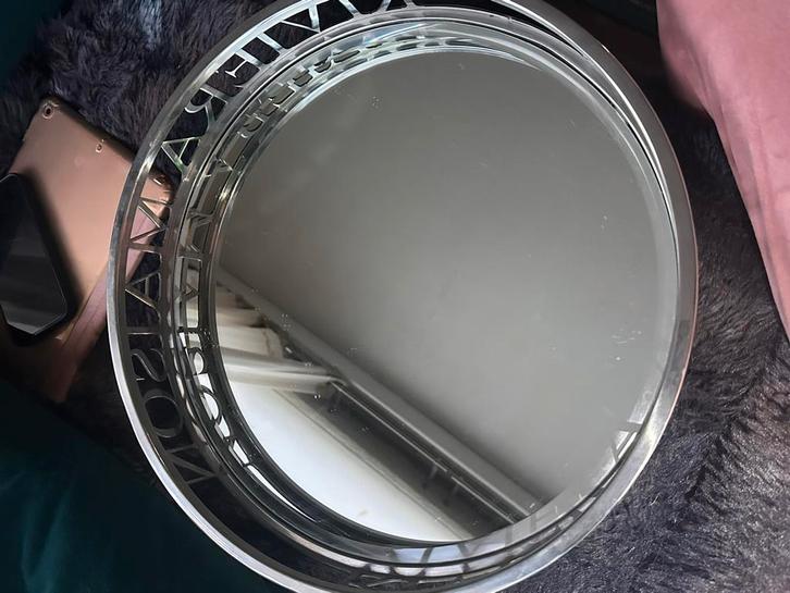 Riviera Maison dienblad, Huis en Inrichting, Woonaccessoires | Dienbladen, Gebruikt, Metaal, Rond, Ophalen