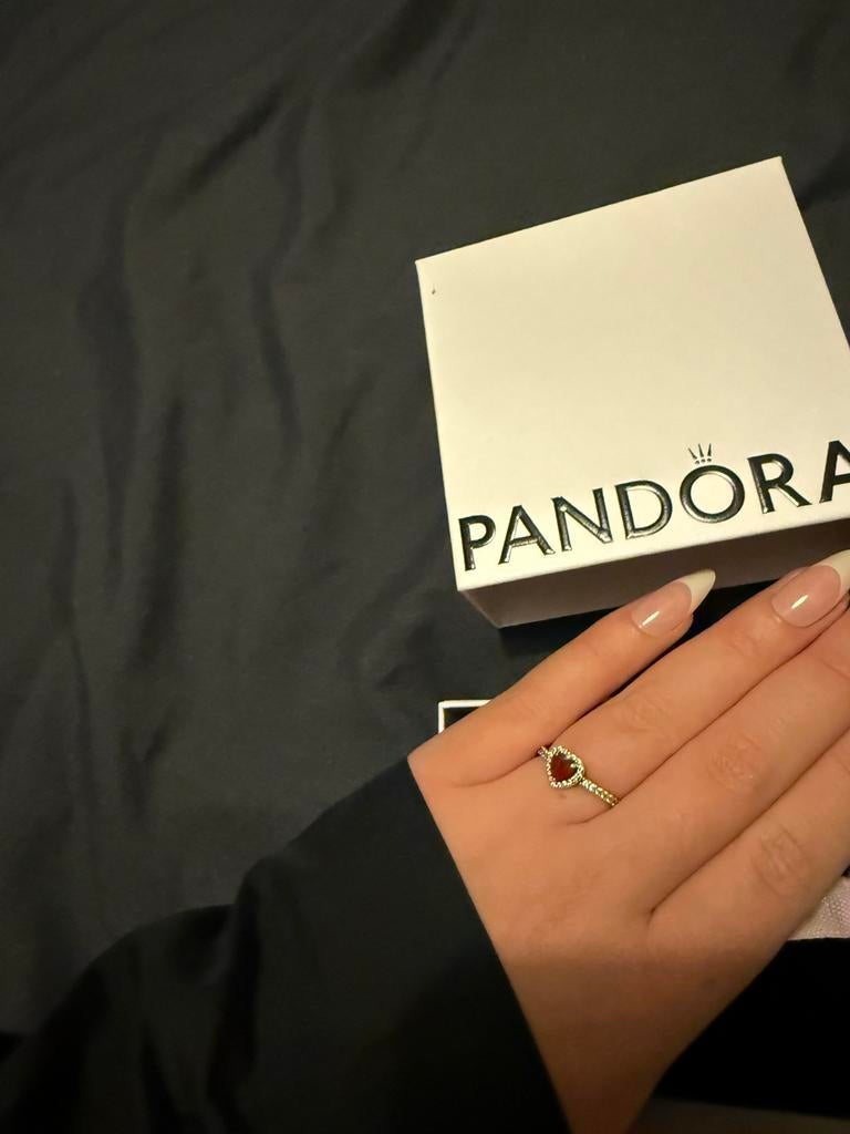 Pandora promise ring, Ophalen of Verzenden, Zo goed als nieuw, Zilver, Dame
