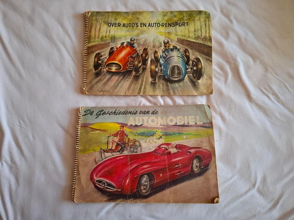Oude plakboeken van auto's, Ophalen