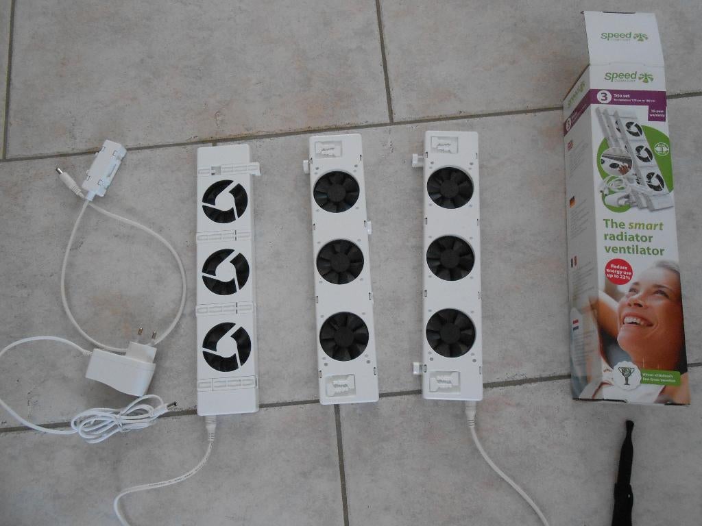 3x Radiatorventilatoren SpeedComfort, Doe-het-zelf en Verbouw, Verwarming en Radiatoren, Minder dan 30 cm, Radiator, Minder dan 60 cm