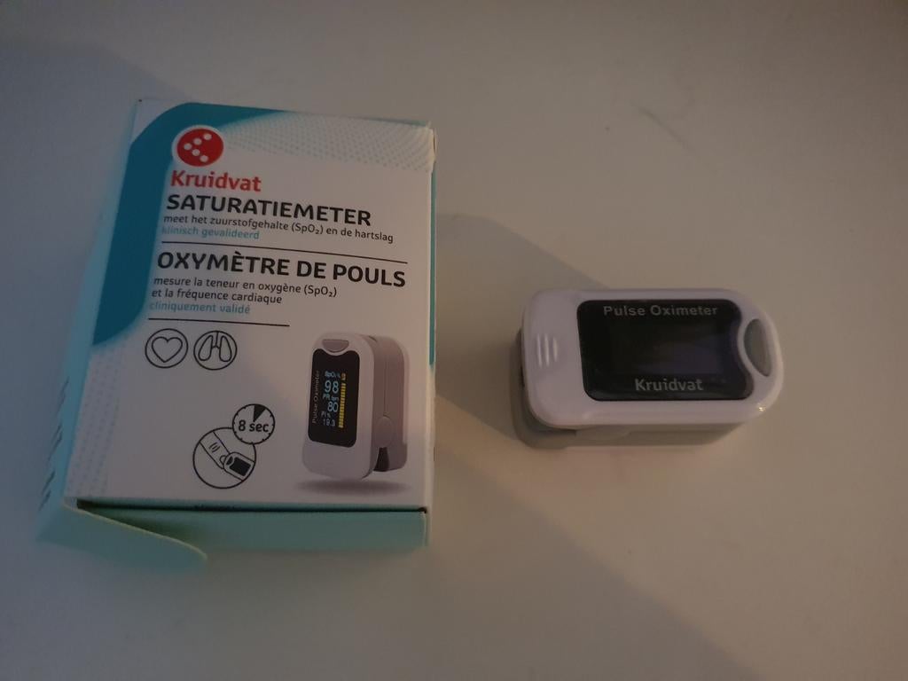 Kruidvat Saturatiemeter / Pulsoximeter, Diversen, Verpleegmiddelen, Ophalen of Verzenden, Nieuw