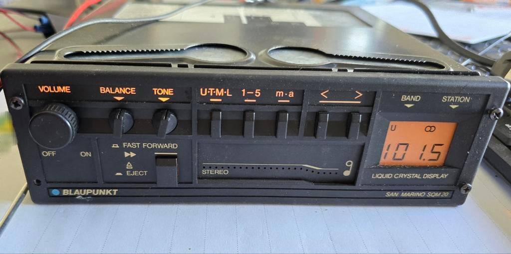 Blaupunkt autoradio San Marino SQM 20 met bekabeling, Ophalen of Verzenden, Gebruikt