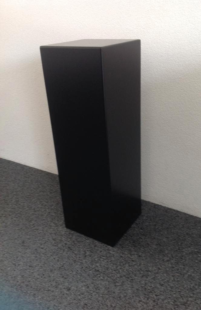 ZWARTE MDF SOKKEL | Zuil | Kolom | Pilaar 80x25x25cm, Huis en Inrichting, Woonaccessoires | Zuilen en Pilaren, Nieuw, Ophalen of Verzenden