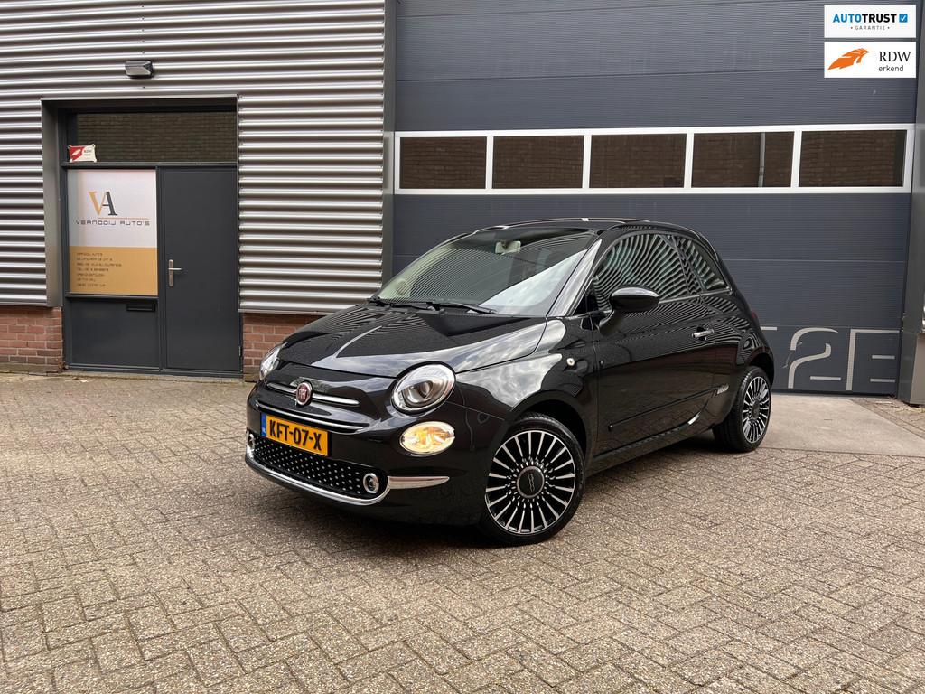 Fiat 500 1.2 Lounge Airco Cruise Carplay Rijklaar!, Voorwielaandrijving, Stof, Gebruikt, 4 cilinders