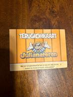 terug kom kaart julianatoren entree