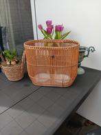 Riviera maison rotan windlicht., Ophalen of Verzenden, Zo goed als nieuw, Overige materialen, 25 tot 50 cm