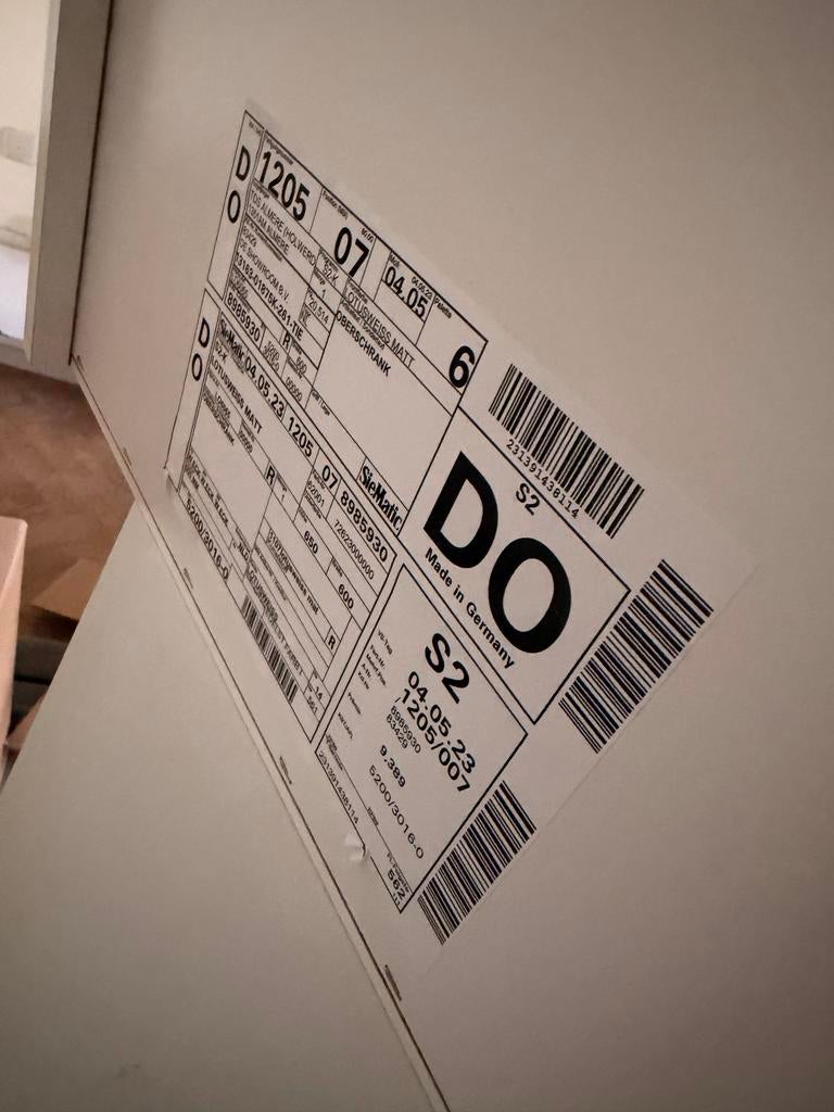 Nieuwe SieMatic S2 Keukenkastjes - Wit Mat, 200 cm of meer, Wit, Nieuw, 50 tot 75 cm