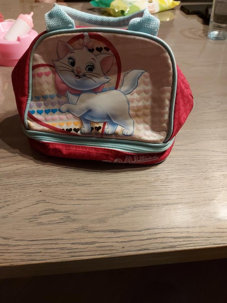 Disney Marie Kat Lunchtasje - Rood/Blauw, Kinderen en Baby's, Ophalen of Verzenden, Gebruikt