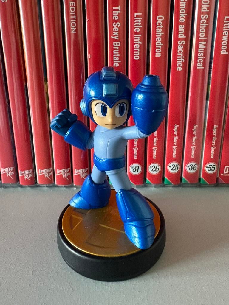 Amiibo Megaman N.27 (Super Smash Bros), Spelcomputers en Games, Games | Nintendo Switch, Zo goed als nieuw, Vechten, 1 speler