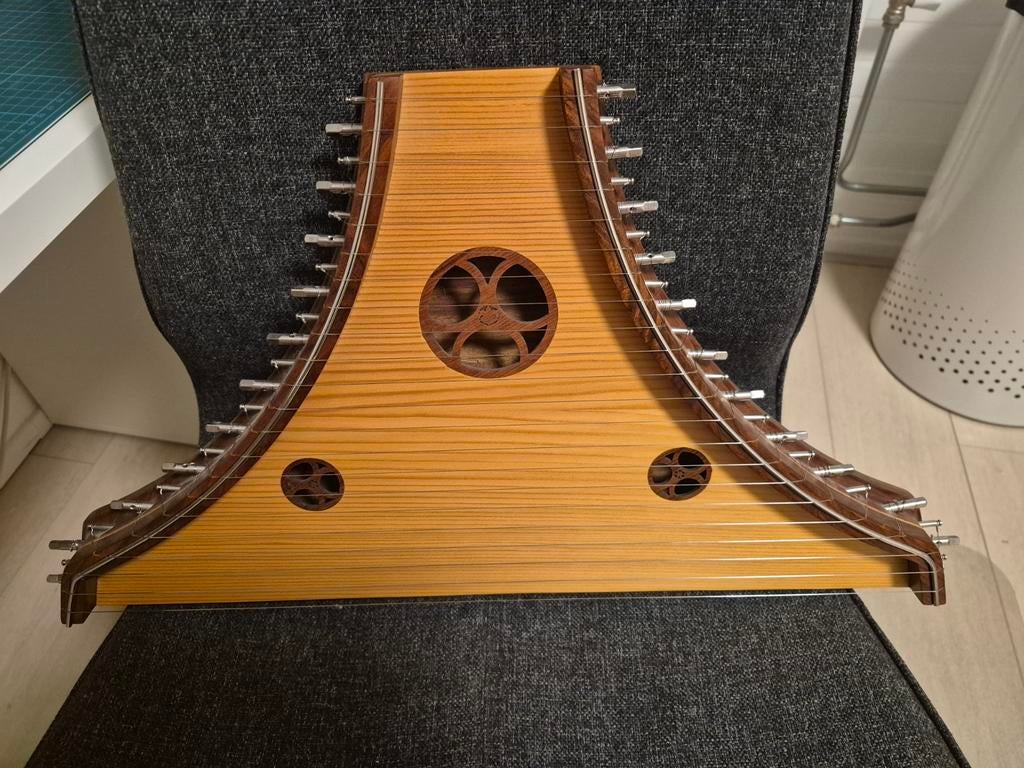 Citer / Psalterium snaarinstrument met hoes – mooie staat, Muziek en Instrumenten, Snaarinstrumenten | Overige, Ophalen of Verzenden