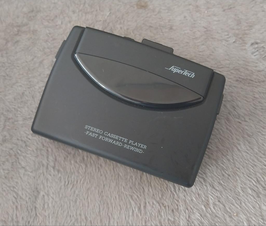 Supertech Stereo Cassette Player - Vintage Walkman, Ophalen of Verzenden, Walkman