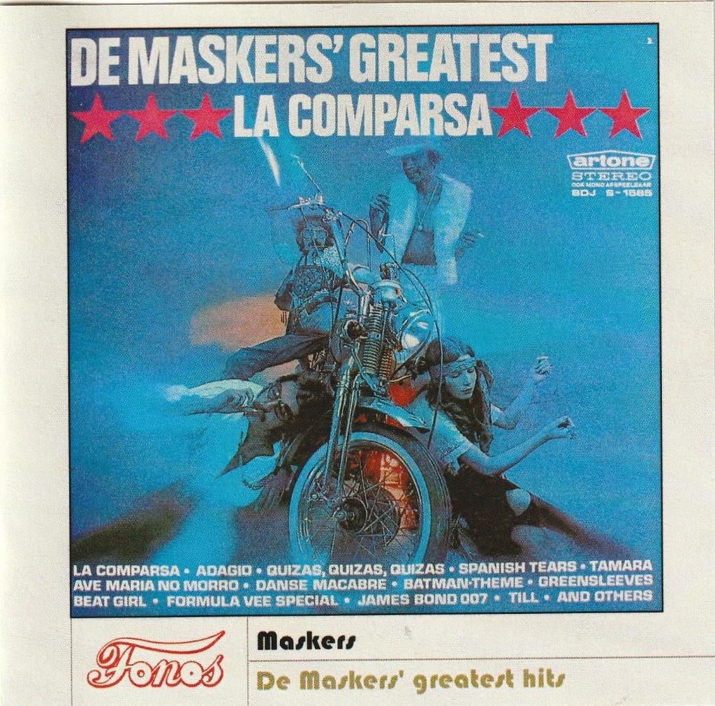 De Maskers - Greatest Hits - CD FONOS - ALS NIEUW, Cd's en Dvd's, Ophalen of Verzenden, Zo goed als nieuw